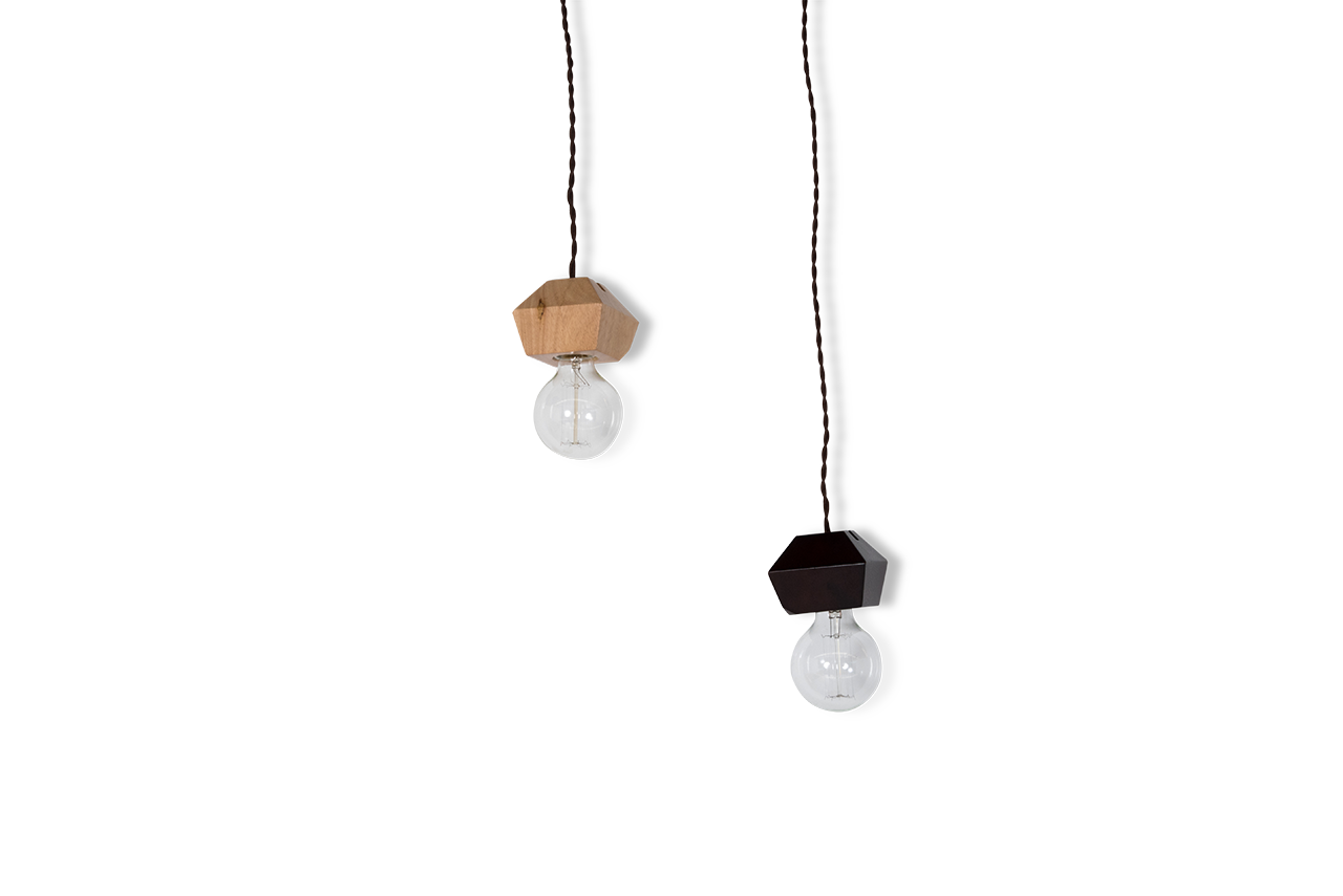 Wood Gems Lamp (with bulb) - Image 3